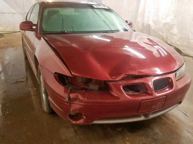 1G2WR12102F161884 - 2002 PONTIAC GRAND PRIX Կարմիր լուսանկար 9