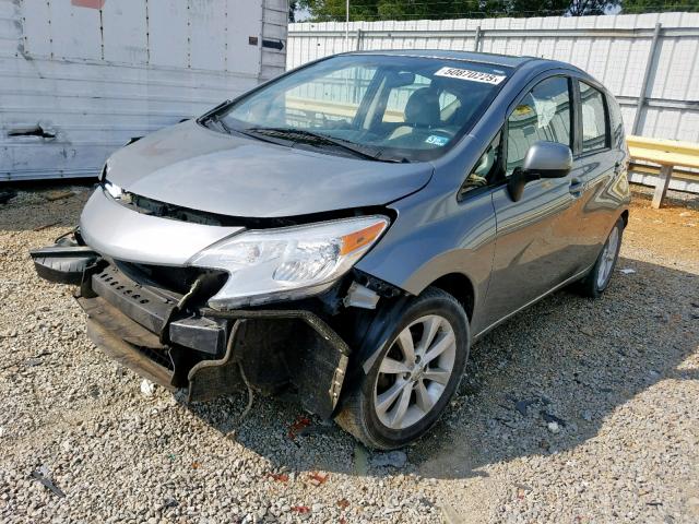 3N1CE2CP6EL374631 - 2014 NISSAN VERSA NOTE GRAY photo 2