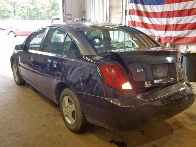 1G8AF52FX3Z149172 - 2003 SATURN ION LEVEL BLACK photo 3