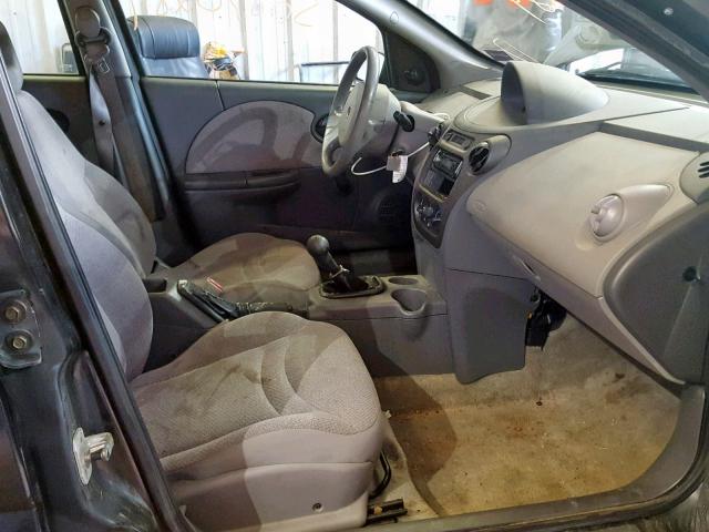 1G8AF52FX3Z149172 - 2003 SATURN ION LEVEL BLACK photo 5