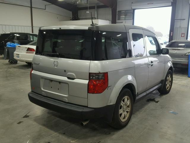 5J6YH28716L027086 - 2006 HONDA ELEMENT EX SILVER photo 4