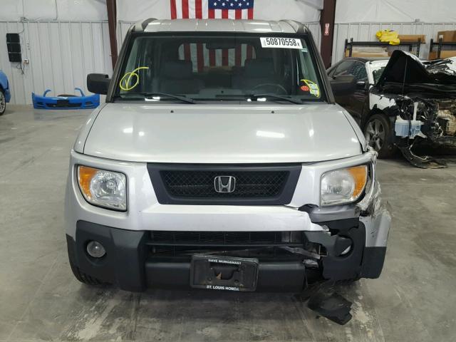 5J6YH28716L027086 - 2006 HONDA ELEMENT EX SILVER photo 9