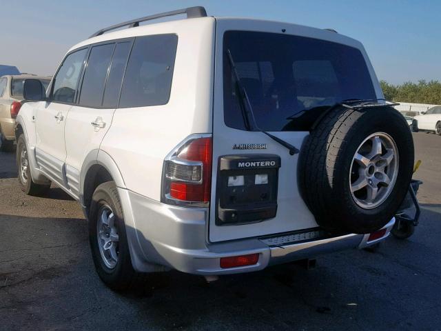 JA4MW51R31J032537 - 2001 MITSUBISHI MONTERO LI WHITE photo 3