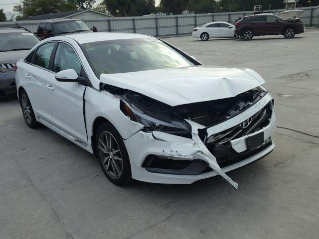 5NPE34AB5HH460757 - 2017 HYUNDAI SONATA SPO WHITE photo 1