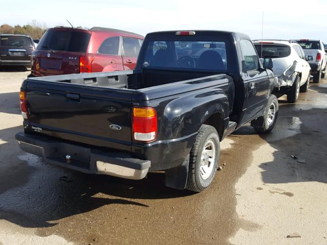 1FTYR10C2XPA44771 - 1999 FORD RANGER BLACK photo 4