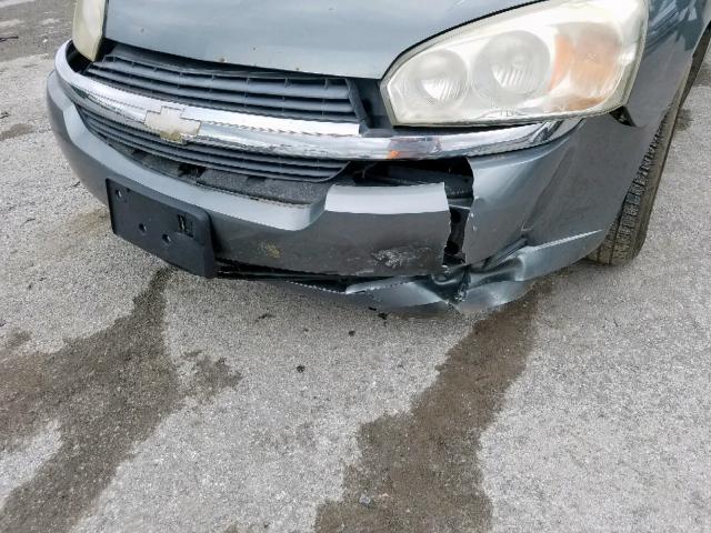 1G1ZU64865F156071 - 2005 CHEVROLET MALIBU MAX 灰色 照片 9