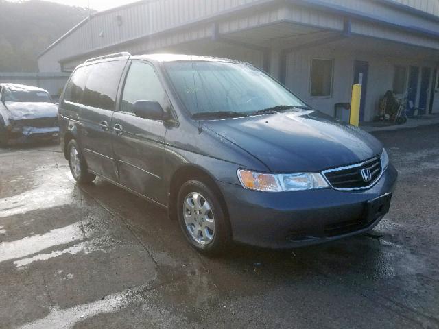 5FNRL18673B114211 - 2003 HONDA ODYSSEY EX BLUE photo 1