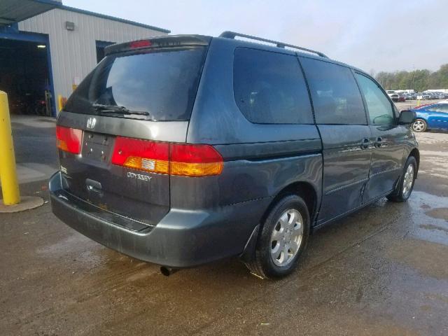 5FNRL18673B114211 - 2003 HONDA ODYSSEY EX BLUE photo 4