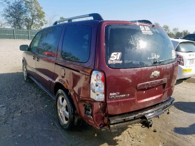 1GNDV33178D129843 - 2008 CHEVROLET UPLANDER L MAROON photo 3