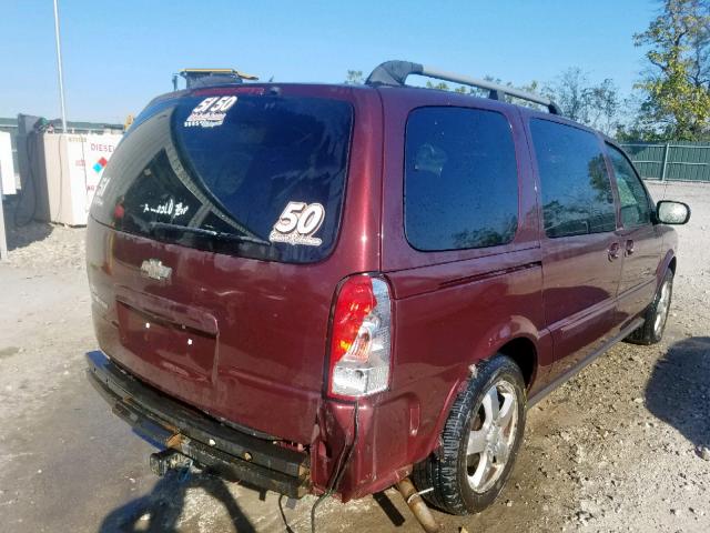 1GNDV33178D129843 - 2008 CHEVROLET UPLANDER L MAROON photo 4