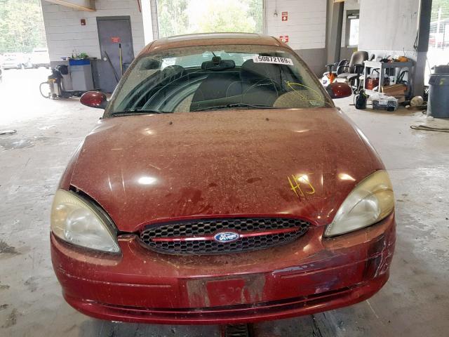 1FAFP55S63G256108 - 2003 FORD TAURUS SES RED photo 7