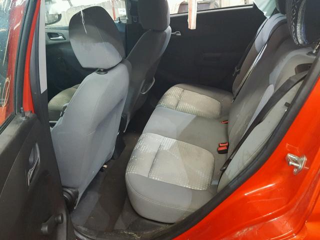 1G1JA6SH9C4121994 - 2012 CHEVROLET SONIC LS 橙色 照片 6