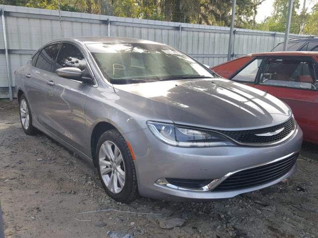 1C3CCCAB0GN140895 - 2016 CHRYSLER 200 LIMITE SILVER photo 1