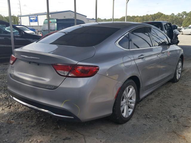 1C3CCCAB0GN140895 - 2016 CHRYSLER 200 LIMITE SILVER photo 4