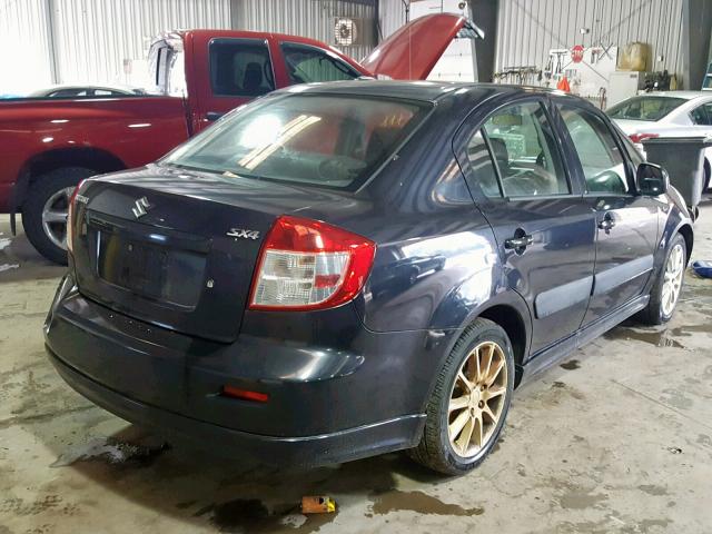 JS2YC414685104807 - 2008 SUZUKI SX4 BLACK photo 4