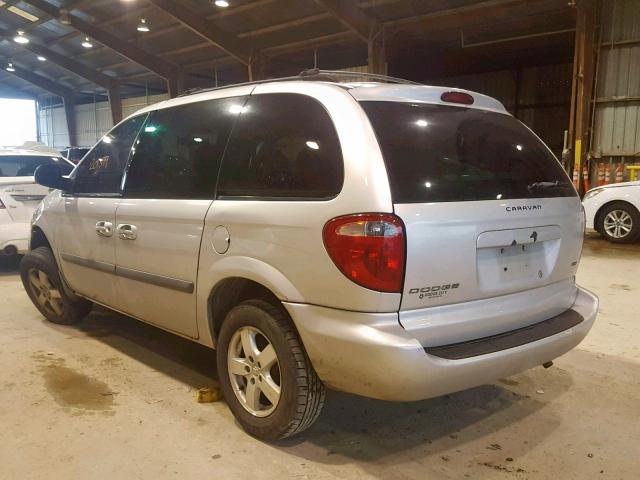 1D4GP45R66B607562 - 2006 DODGE CARAVAN SX SILVER photo 3