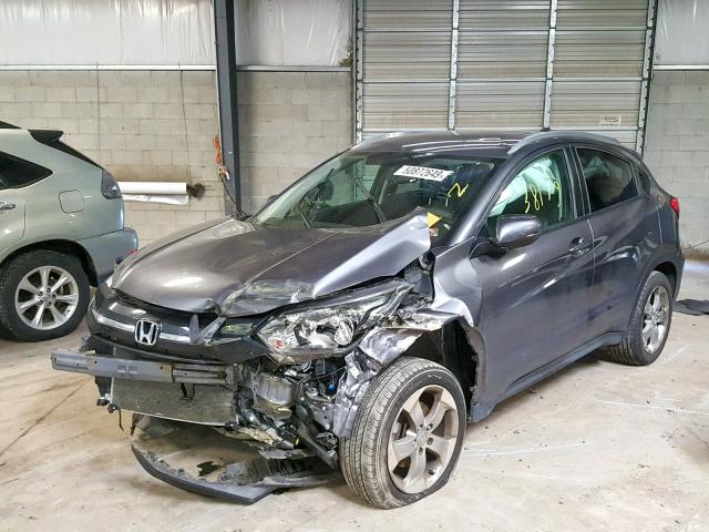 3CZRU6H75HM716928 - 2017 HONDA HR-V EXL GRAY photo 2