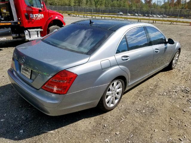 WDDNG71X47A090009 - 2007 MERCEDES-BENZ S 550 GRAY photo 4