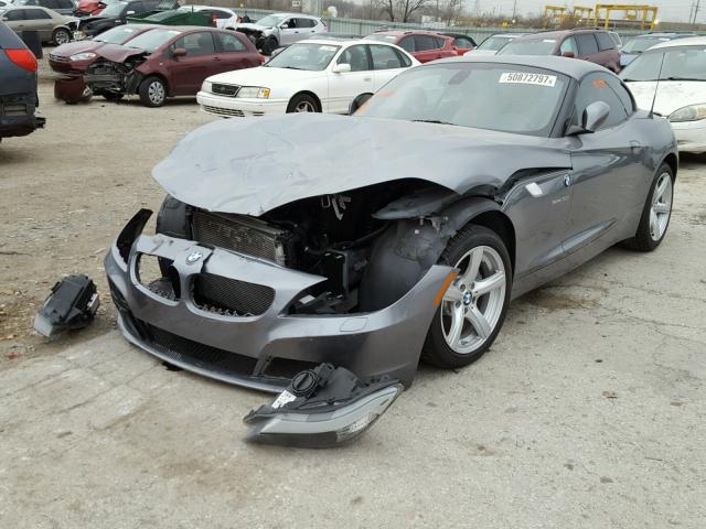 WBALM5C53BE380430 - 2011 BMW Z4 SDRIVE3 GRAY photo 2