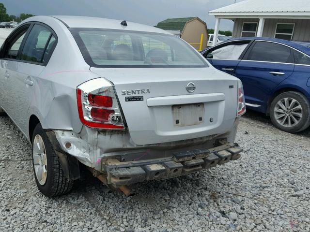 3N1AB61E99L671245 - 2009 NISSAN SENTRA 2.0 SILVER photo 9