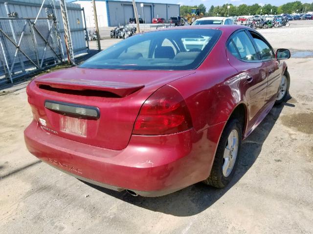 2G2WP552561151124 - 2006 PONTIAC GRAND PRIX Շագանակագույն լուսանկար 4