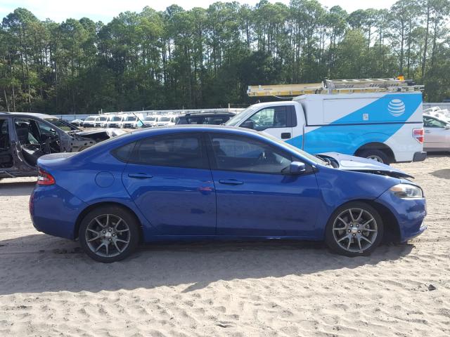 1C3CDFBA3DD295267 - 2013 DODGE DART SXT BLUE photo 9