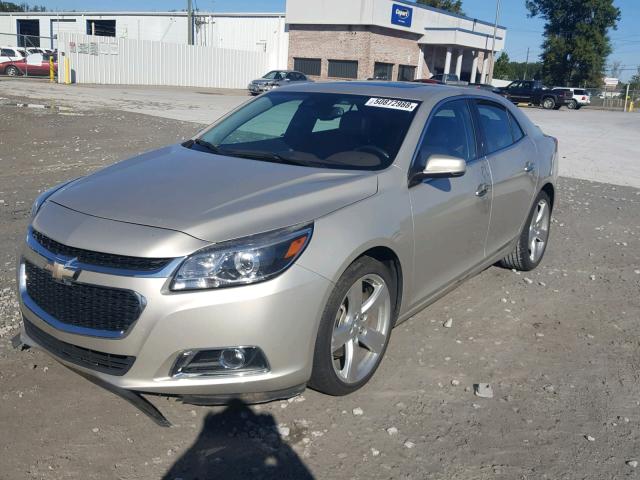 1G11J5SXXEF154706 - 2014 CHEVROLET MALIBU LTZ ოქროსფერი ფოტო 2