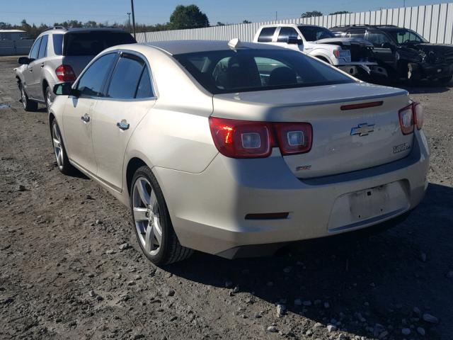 1G11J5SXXEF154706 - 2014 CHEVROLET MALIBU LTZ ოქროსფერი ფოტო 3