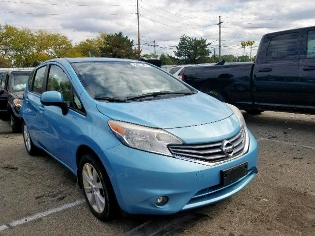 3N1CE2CP5EL403892 - 2014 NISSAN VERSA NOTE BLUE photo 1