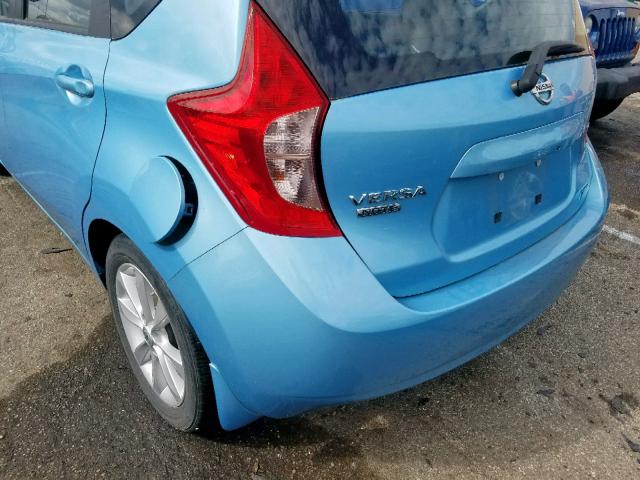 3N1CE2CP5EL403892 - 2014 NISSAN VERSA NOTE BLUE photo 9