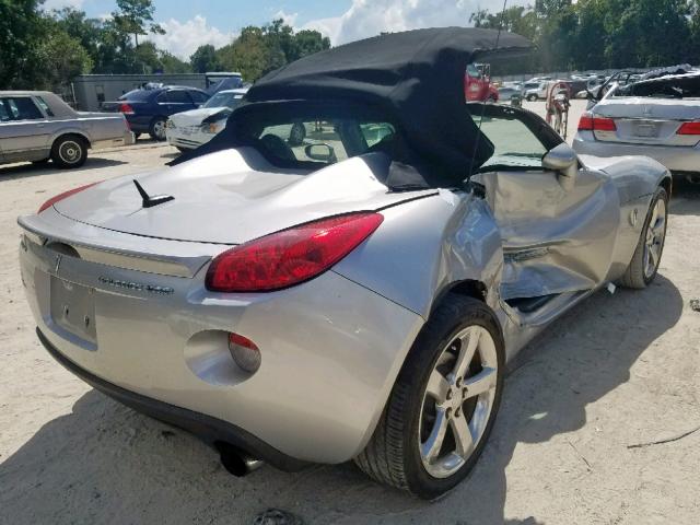 1G2MG35X87Y131472 - 2007 PONTIAC SOLSTICE G SILVER photo 4