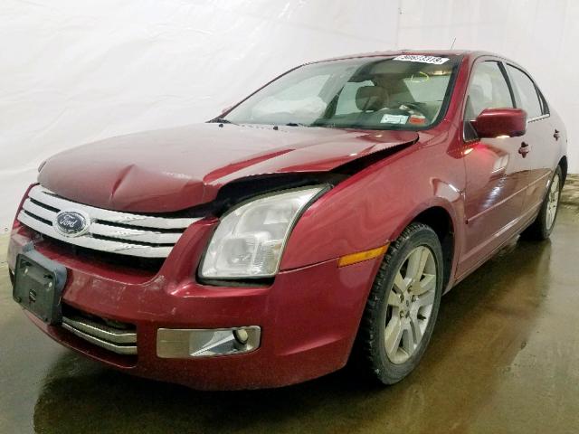 3FAHP08147R206983 - 2007 FORD FUSION SEL RED photo 2
