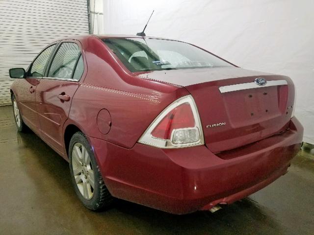 3FAHP08147R206983 - 2007 FORD FUSION SEL RED photo 3