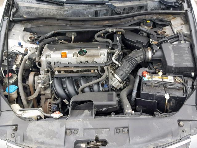 1HGCP2F84AA123704 - 2010 HONDA ACCORD EXL SILVER photo 7