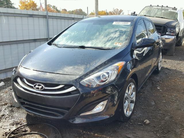 KMHD35LE3DU092292 - 2013 HYUNDAI ELANTRA GT BLACK photo 2