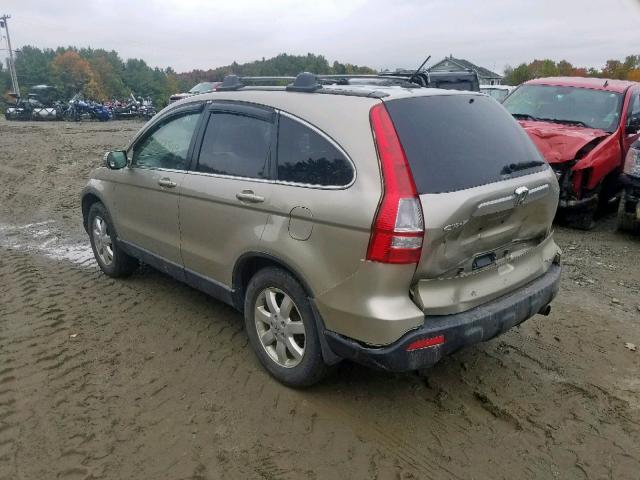 JHLRE48717C124033 - 2007 HONDA CR-V EXL GOLD photo 3