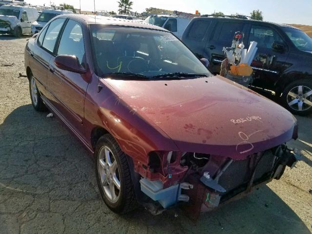 3N1BB51D31L119511 - 2001 NISSAN SENTRA SE RED photo 1