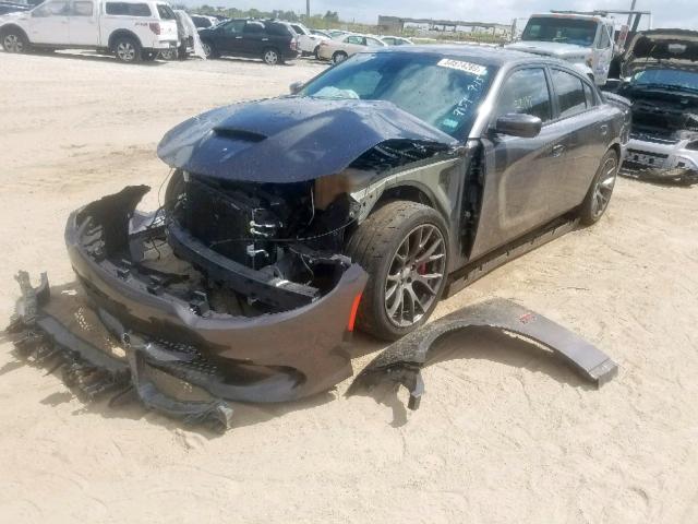 2C3CDXEJ5GH137151 - 2016 DODGE CHARGER SR GRAY photo 2