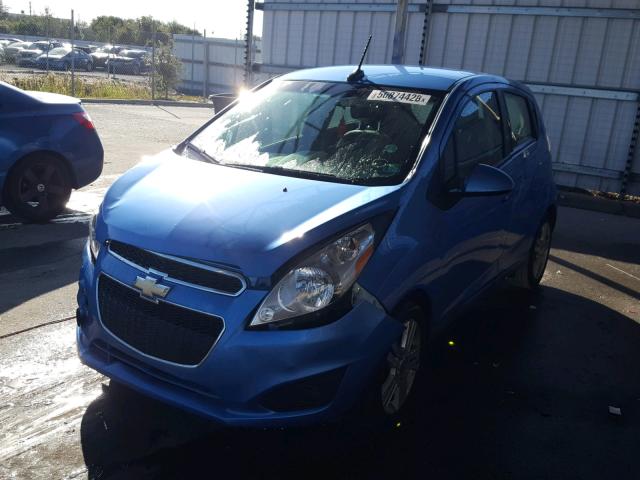 KL8CB6S97DC503575 - 2013 CHEVROLET SPARK LS BLUE photo 2