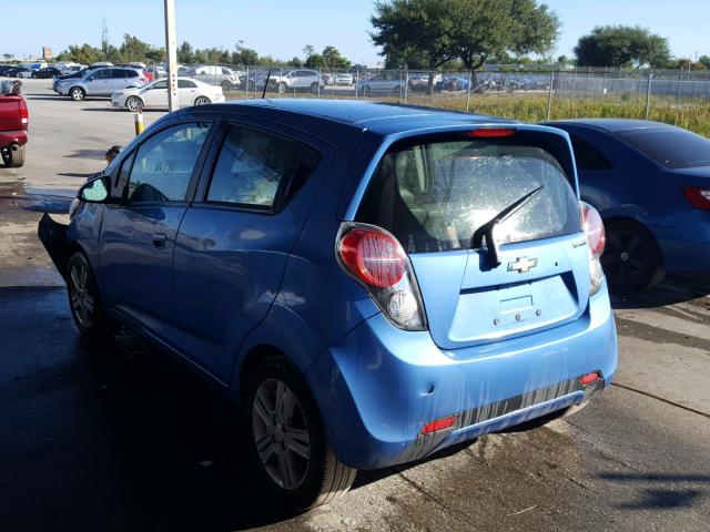 KL8CB6S97DC503575 - 2013 CHEVROLET SPARK LS BLUE photo 3