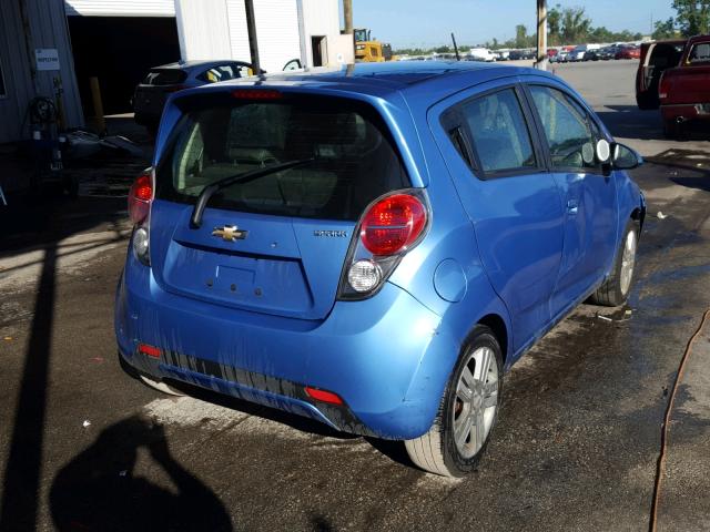 KL8CB6S97DC503575 - 2013 CHEVROLET SPARK LS BLUE photo 4