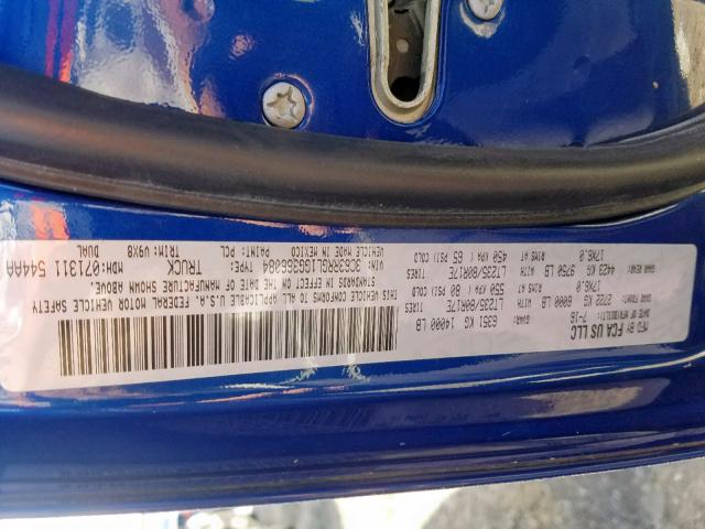 3C63RRGL1GG366084 - 2016 RAM 3500 ST BLUE photo 10