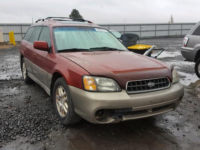 4S3BH686637630520 - 2003 SUBARU LEGACY OUT TWO TONE photo 1