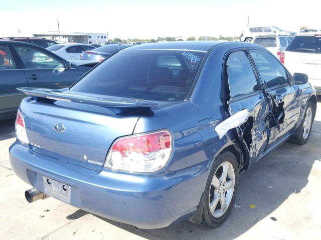 JF1GD61627H505287 - 2007 SUBARU IMPREZA 2. BLUE photo 4