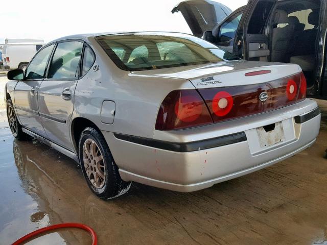 2G1WF55E0Y9316275 - 2000 CHEVROLET IMPALA SILVER photo 3