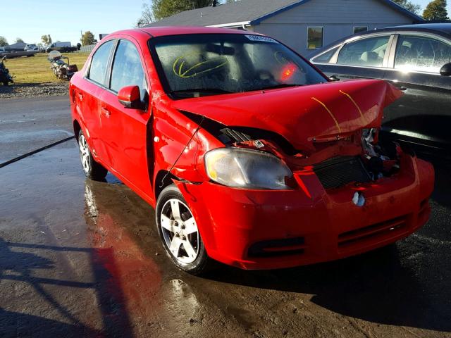 KL1TD56628B053090 - 2008 CHEVROLET AVEO BASE Қызыл фото 1