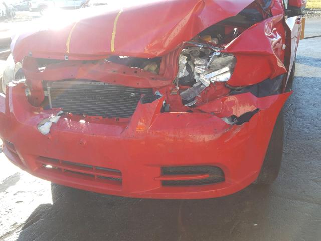 KL1TD56628B053090 - 2008 CHEVROLET AVEO BASE Қызыл фото 9