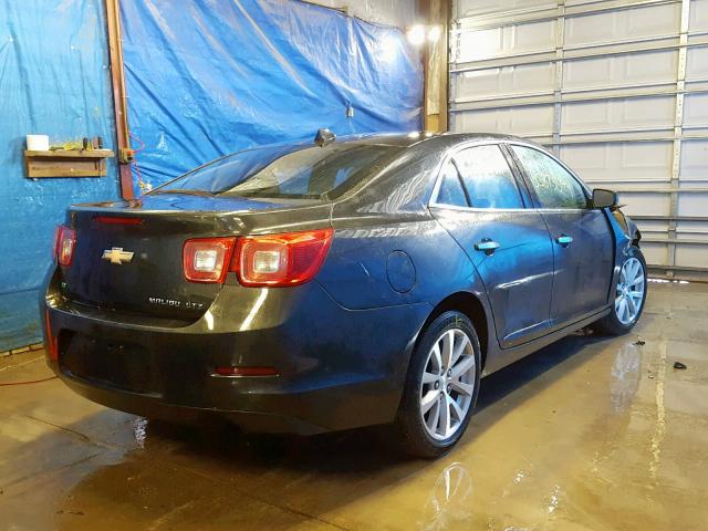 1G11H5SL4EF200247 - 2014 CHEVROLET MALIBU LTZ ნაცრისფერი ფოტო 4