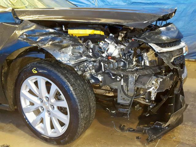 1G11H5SL4EF200247 - 2014 CHEVROLET MALIBU LTZ ნაცრისფერი ფოტო 9
