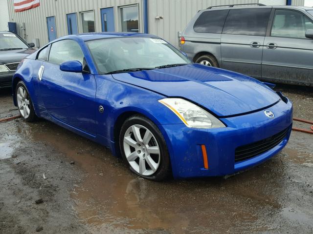 JN1AZ34D03T120122 - 2003 NISSAN 350Z COUPE BLUE photo 1